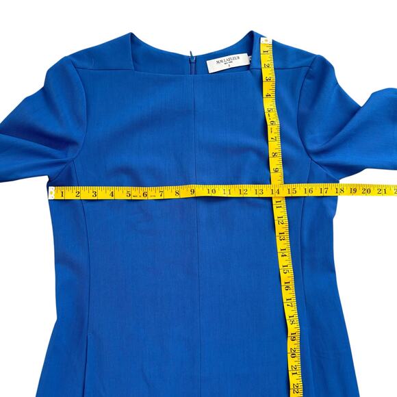 M.M.LAFLEUR THE EMILY DRESS SIDE POCKETS ANTI-ODOR RECYCLED BLUE WOMEN SIZE 8 - Picture 7 of 12